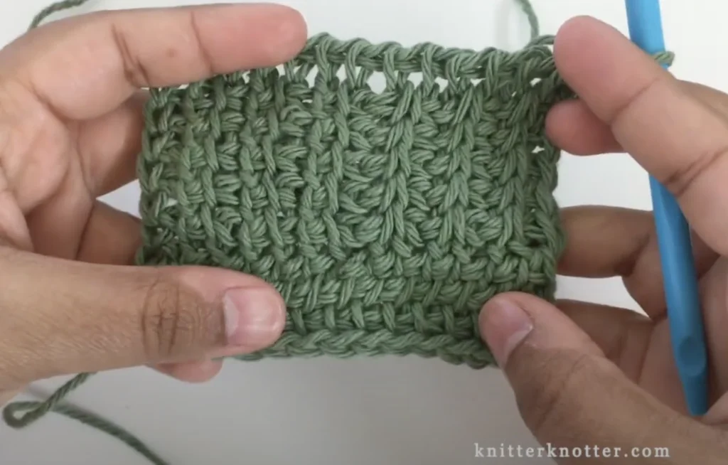 Tunisian Twisted Simple Stitch